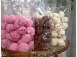 Pacotes de pipoca gourmet de 50 g