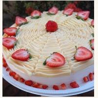 Torta artesanal decorada